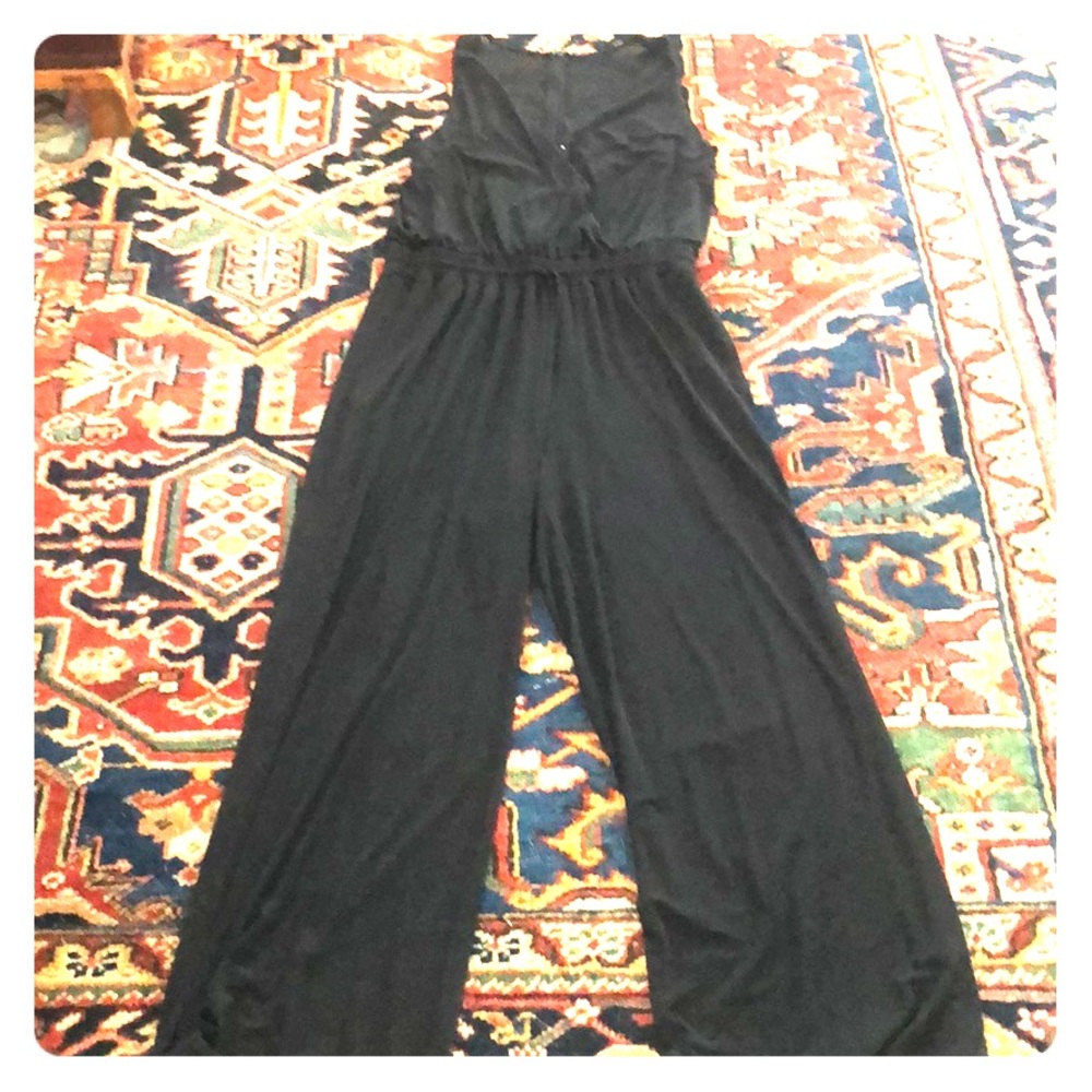 Catherine malandrino  black jumpsuit